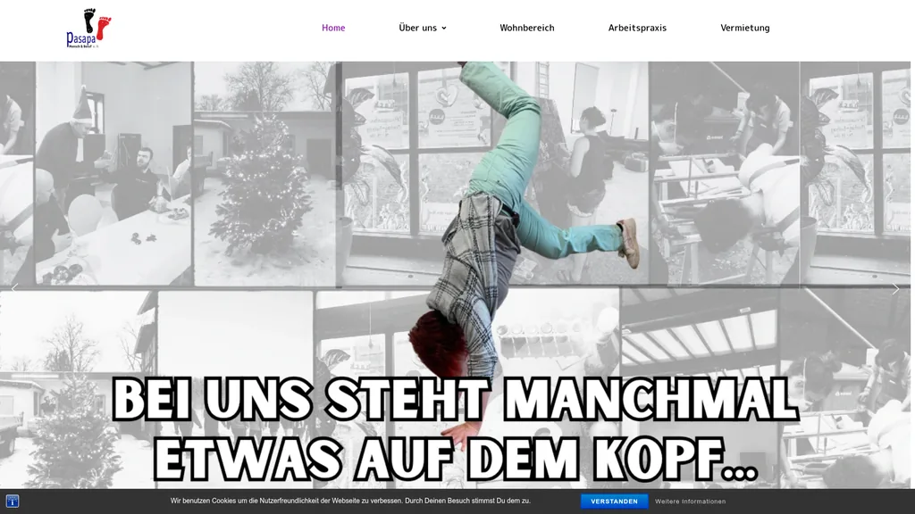 Referenzprojekt Pasapa Mensch und Beruf e.V. – Einführung Kilanka – Vorschau der Webseite